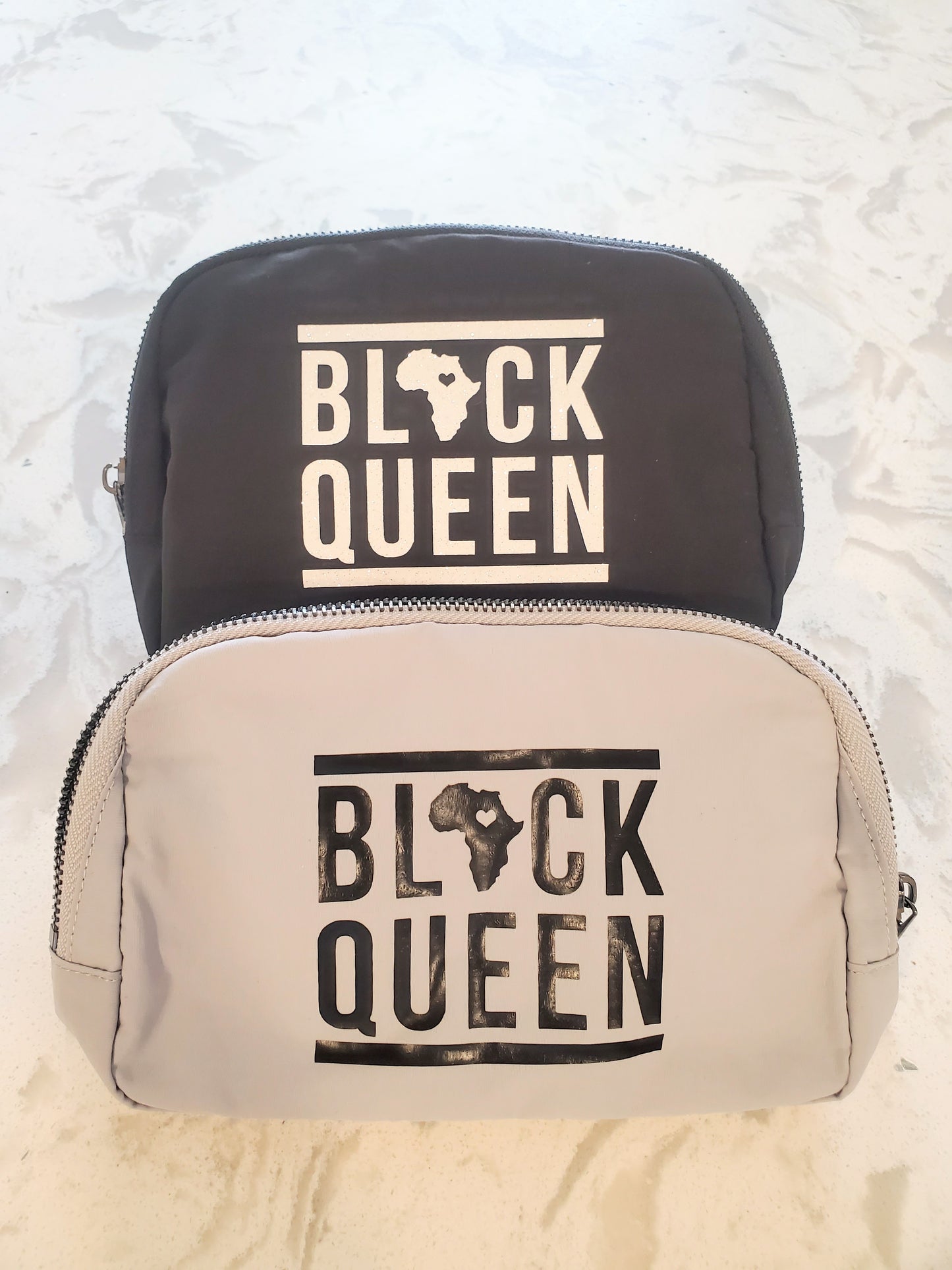 Black Queen Crossbody Fanny Bag