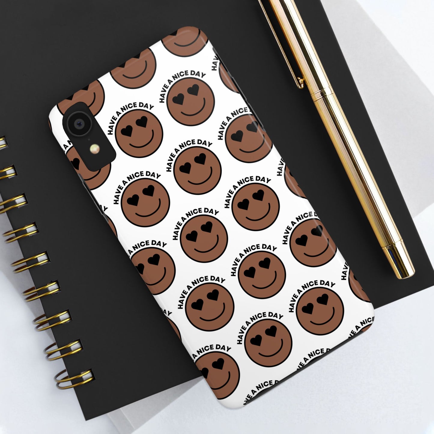 Cheerful Tough Phone Cases with Positive Vibes - Perfect for Friends, Gifts, Everyday Use, Custom Cases, Fun Phone Accessories
