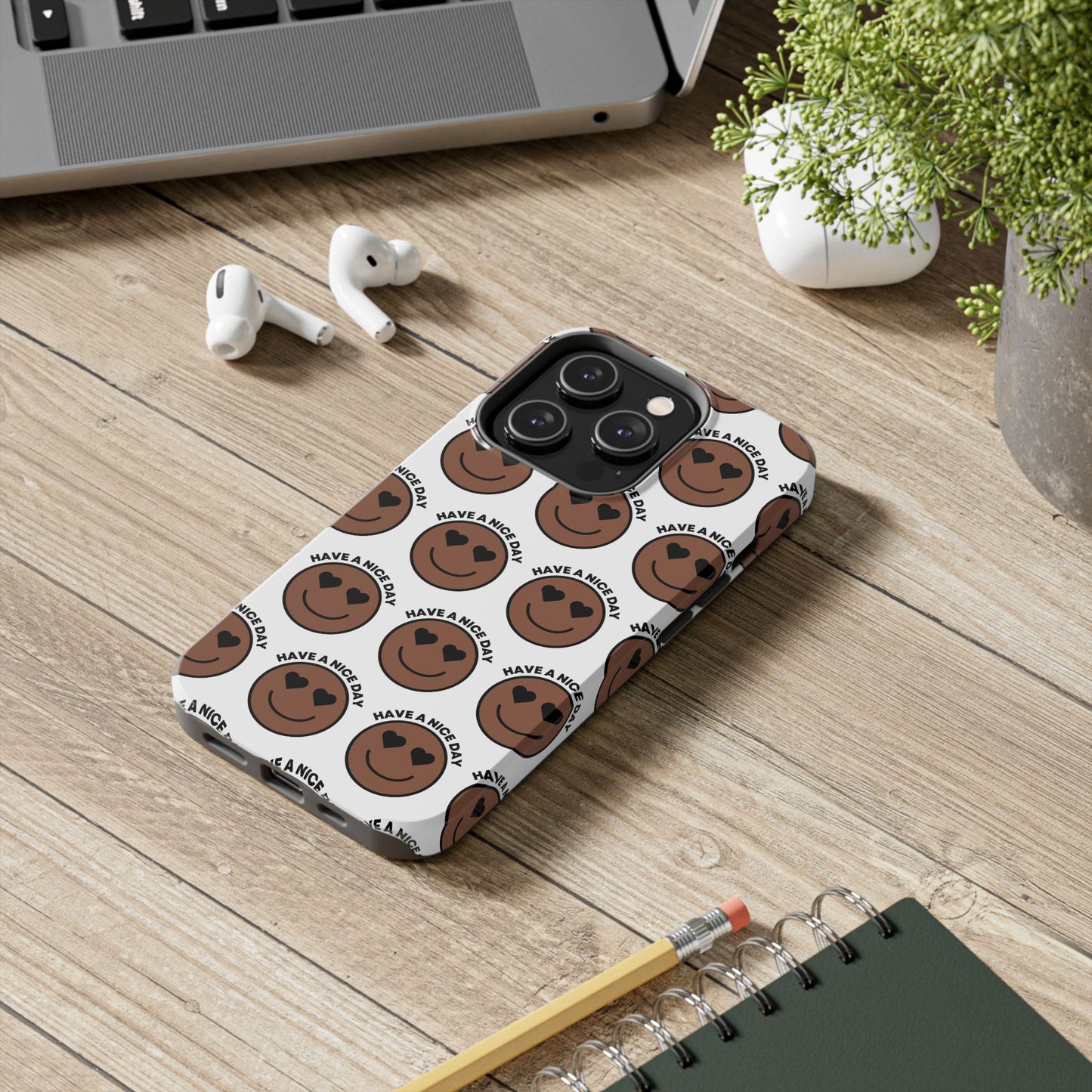 Cheerful Tough Phone Cases with Positive Vibes - Perfect for Friends, Gifts, Everyday Use, Custom Cases, Fun Phone Accessories