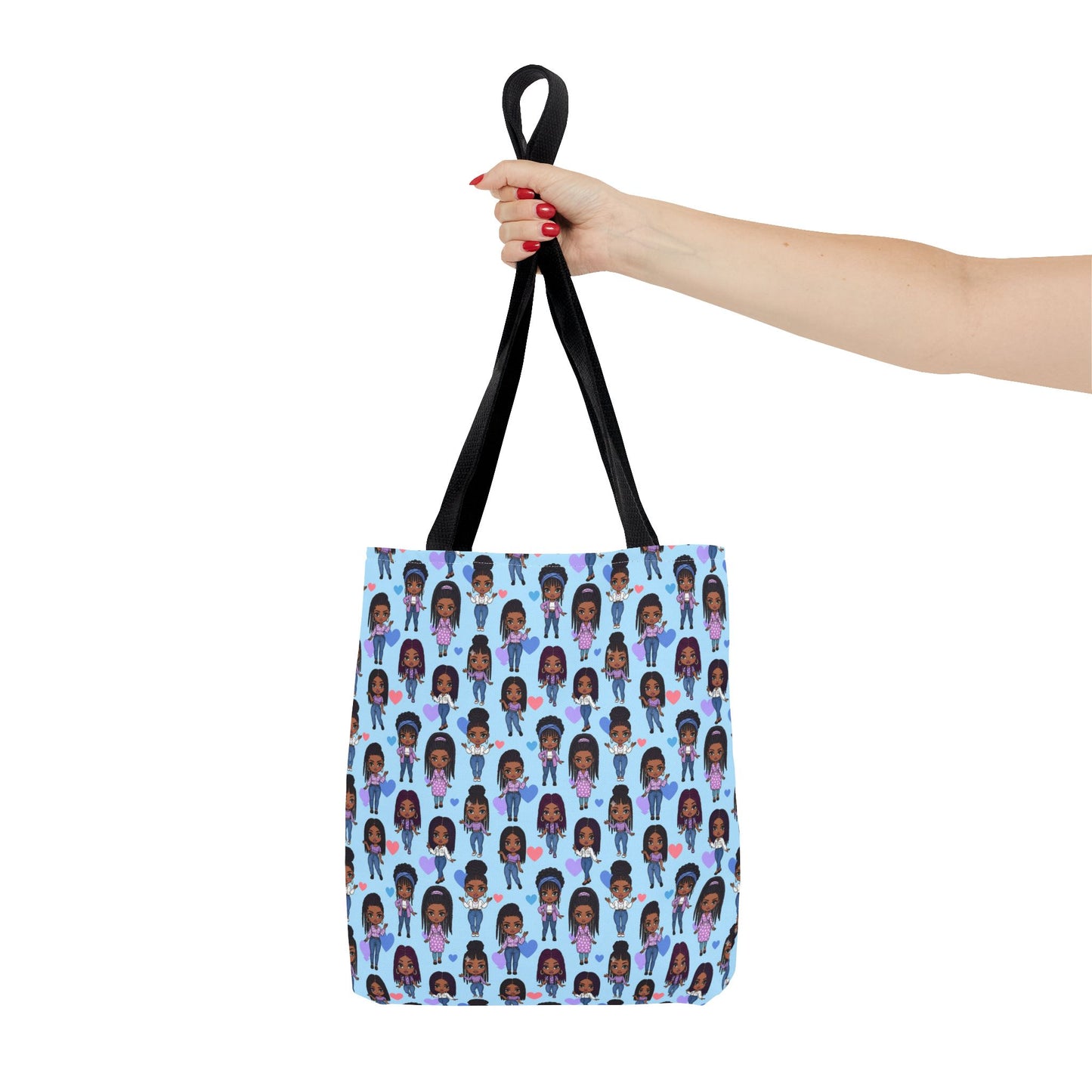 Empowering Abstract Art Tote Bag, Stylish Everyday Carryall, Ideal for Shoppers, Art Lovers, and Gifting