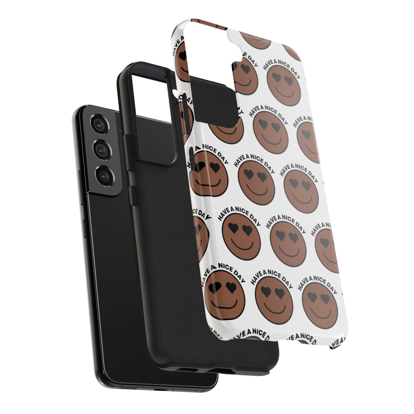 Cheerful Tough Phone Cases with Positive Vibes - Perfect for Friends, Gifts, Everyday Use, Custom Cases, Fun Phone Accessories