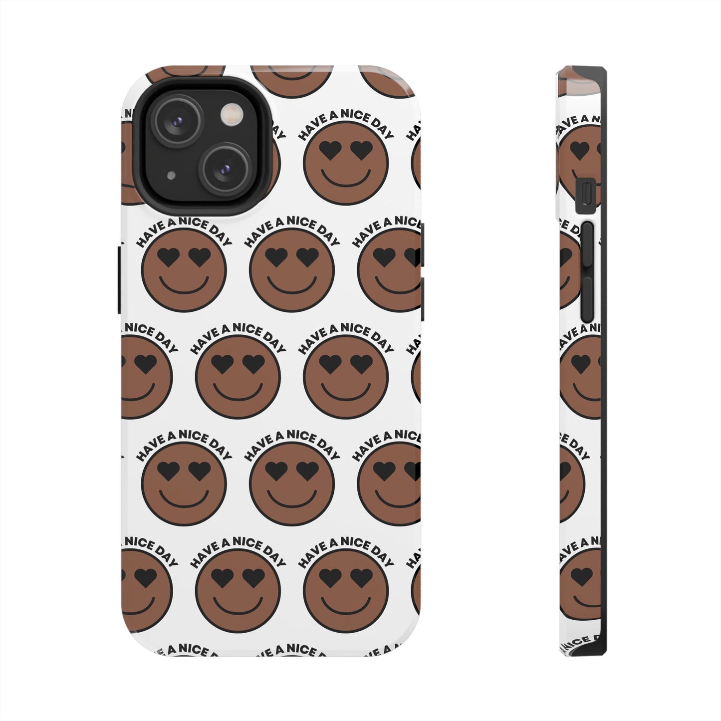 Cheerful Tough Phone Cases with Positive Vibes - Perfect for Friends, Gifts, Everyday Use, Custom Cases, Fun Phone Accessories