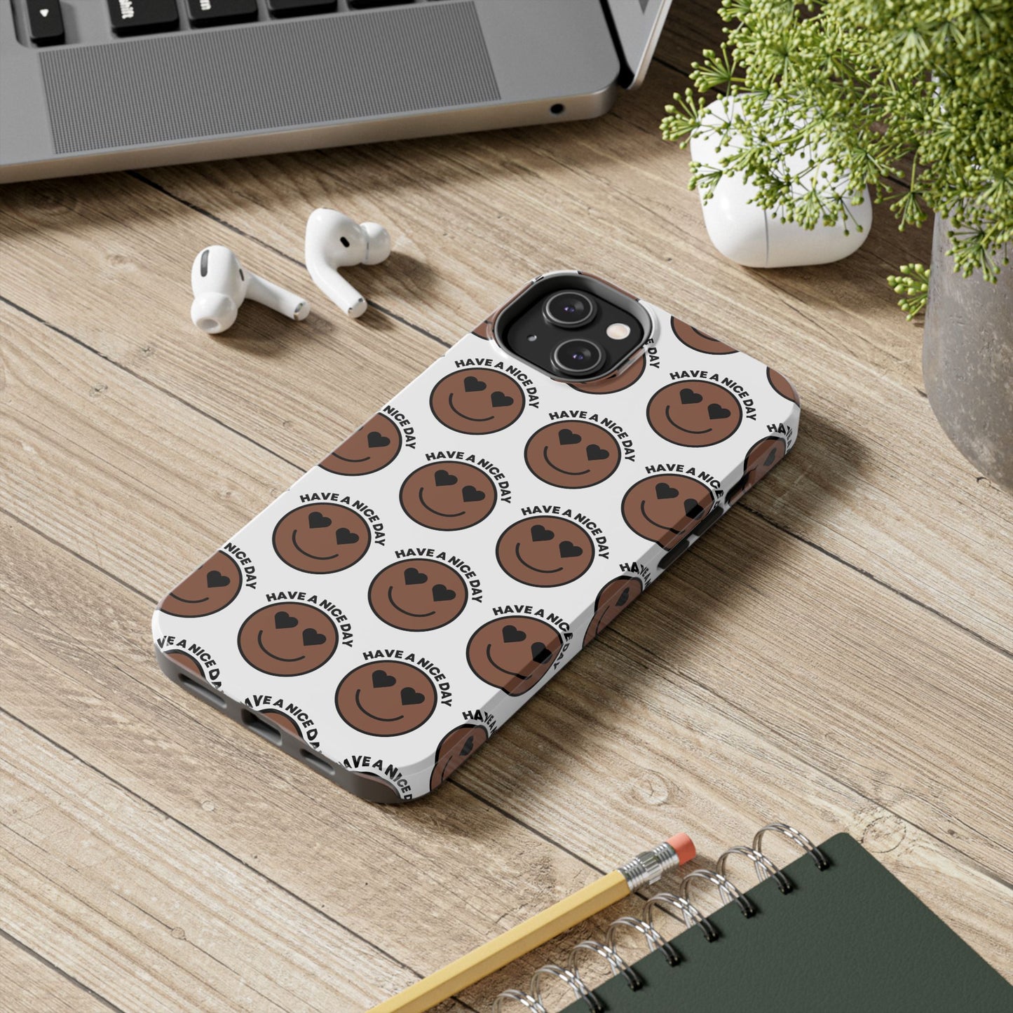 Cheerful Tough Phone Cases with Positive Vibes - Perfect for Friends, Gifts, Everyday Use, Custom Cases, Fun Phone Accessories