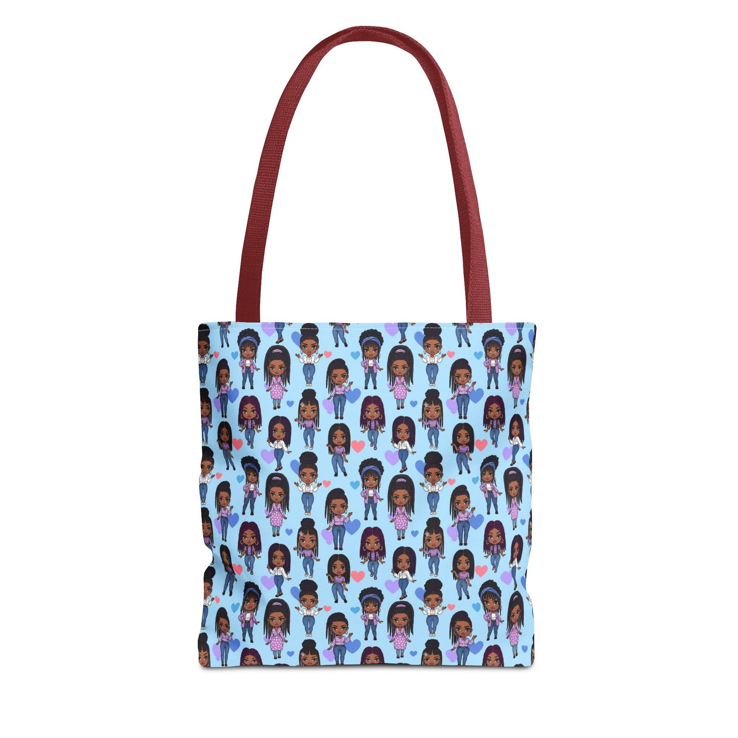Empowering Abstract Art Tote Bag, Stylish Everyday Carryall, Ideal for Shoppers, Art Lovers, and Gifting