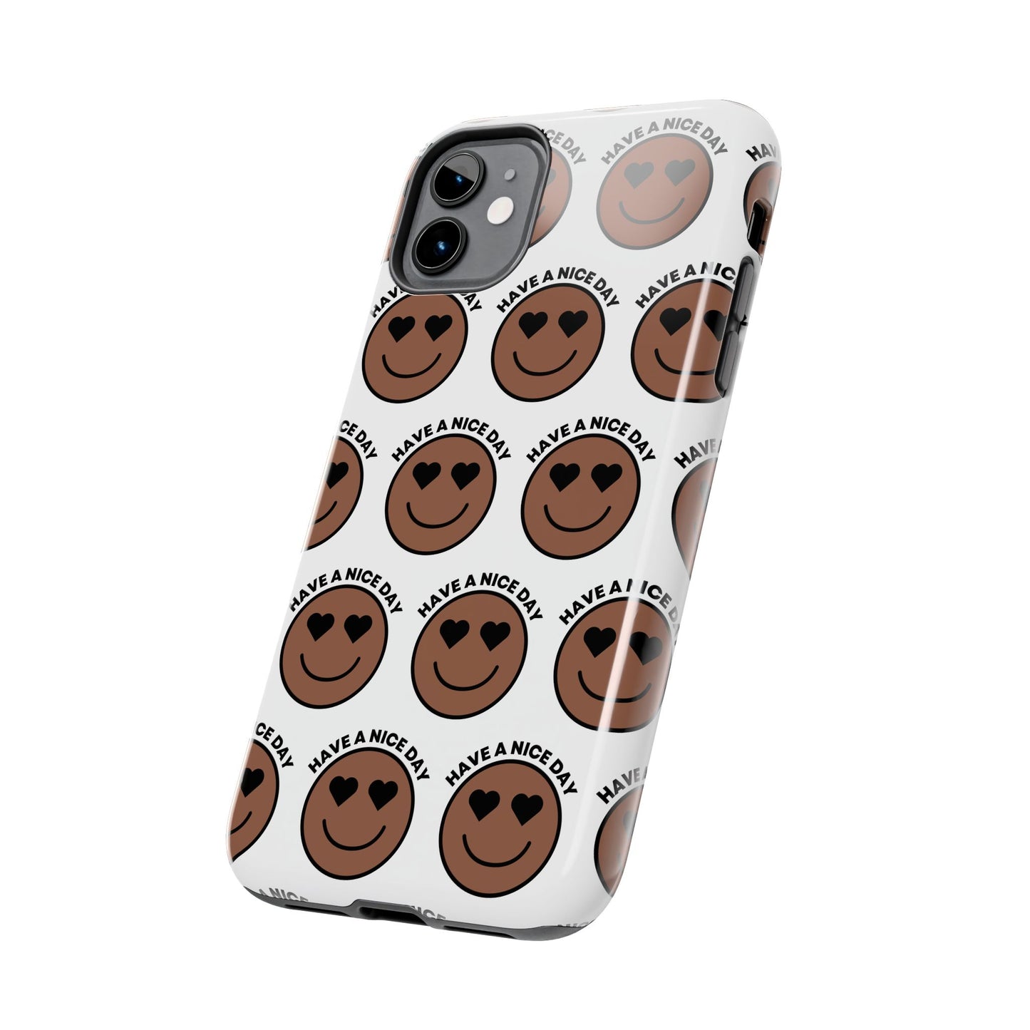 Cheerful Tough Phone Cases with Positive Vibes - Perfect for Friends, Gifts, Everyday Use, Custom Cases, Fun Phone Accessories
