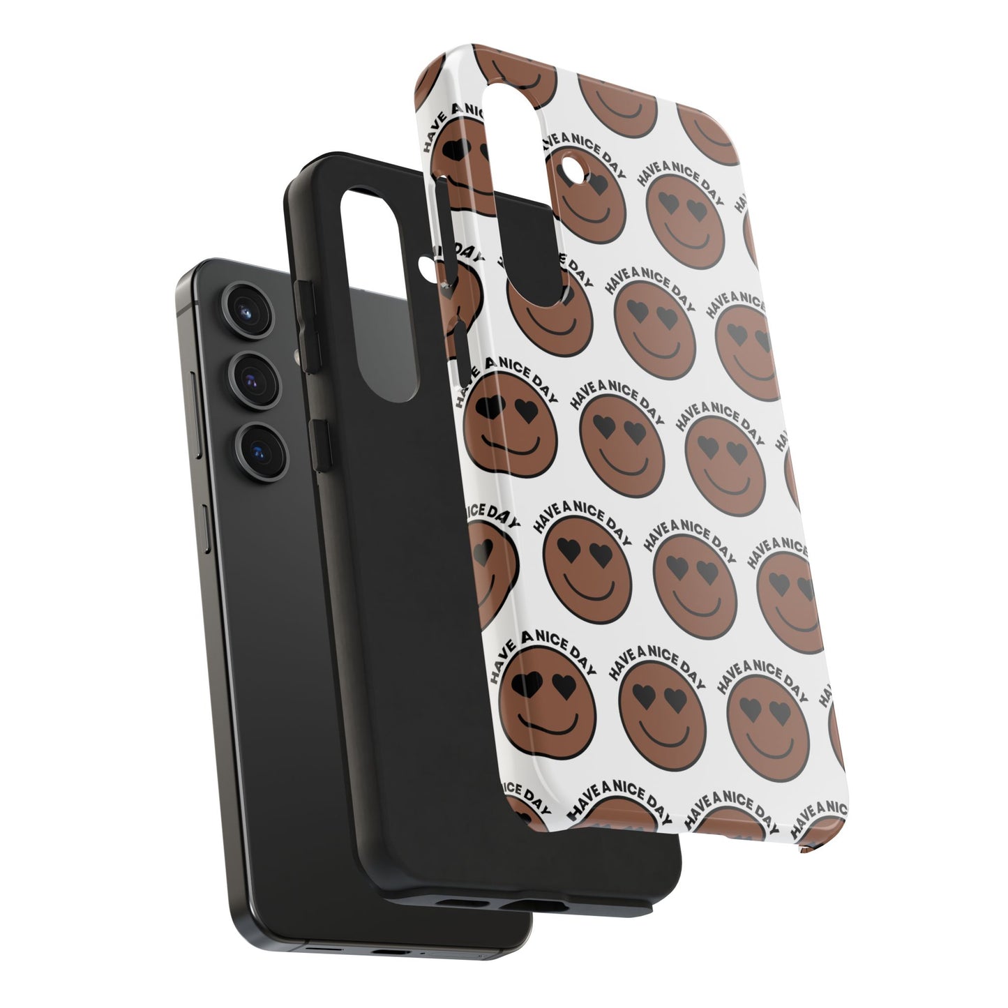 Cheerful Tough Phone Cases with Positive Vibes - Perfect for Friends, Gifts, Everyday Use, Custom Cases, Fun Phone Accessories