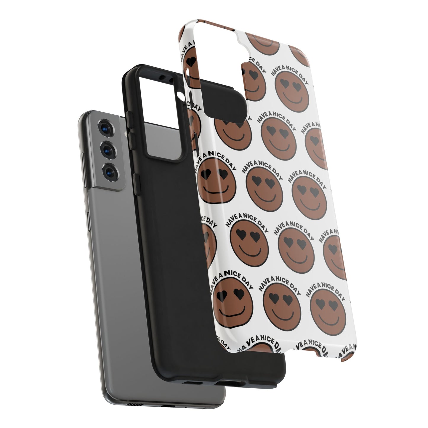 Cheerful Tough Phone Cases with Positive Vibes - Perfect for Friends, Gifts, Everyday Use, Custom Cases, Fun Phone Accessories