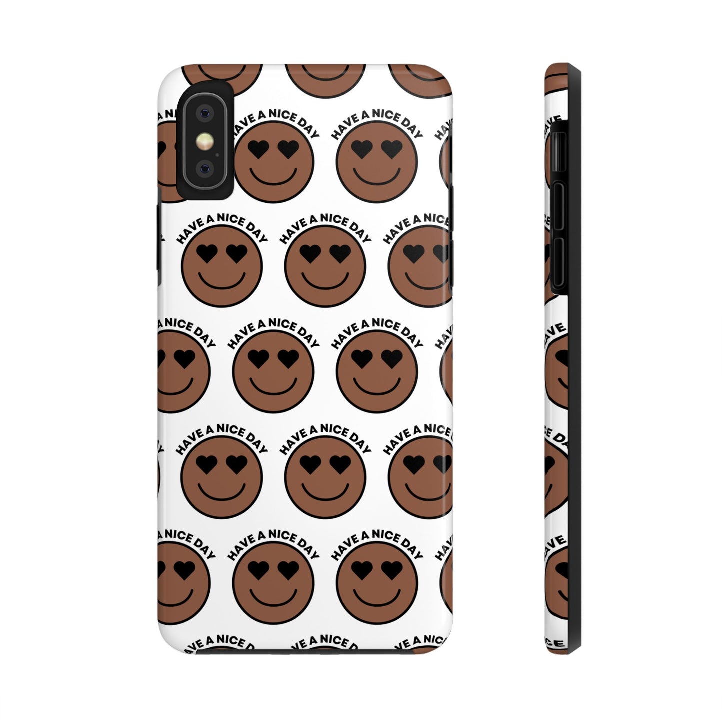 Cheerful Tough Phone Cases with Positive Vibes - Perfect for Friends, Gifts, Everyday Use, Custom Cases, Fun Phone Accessories