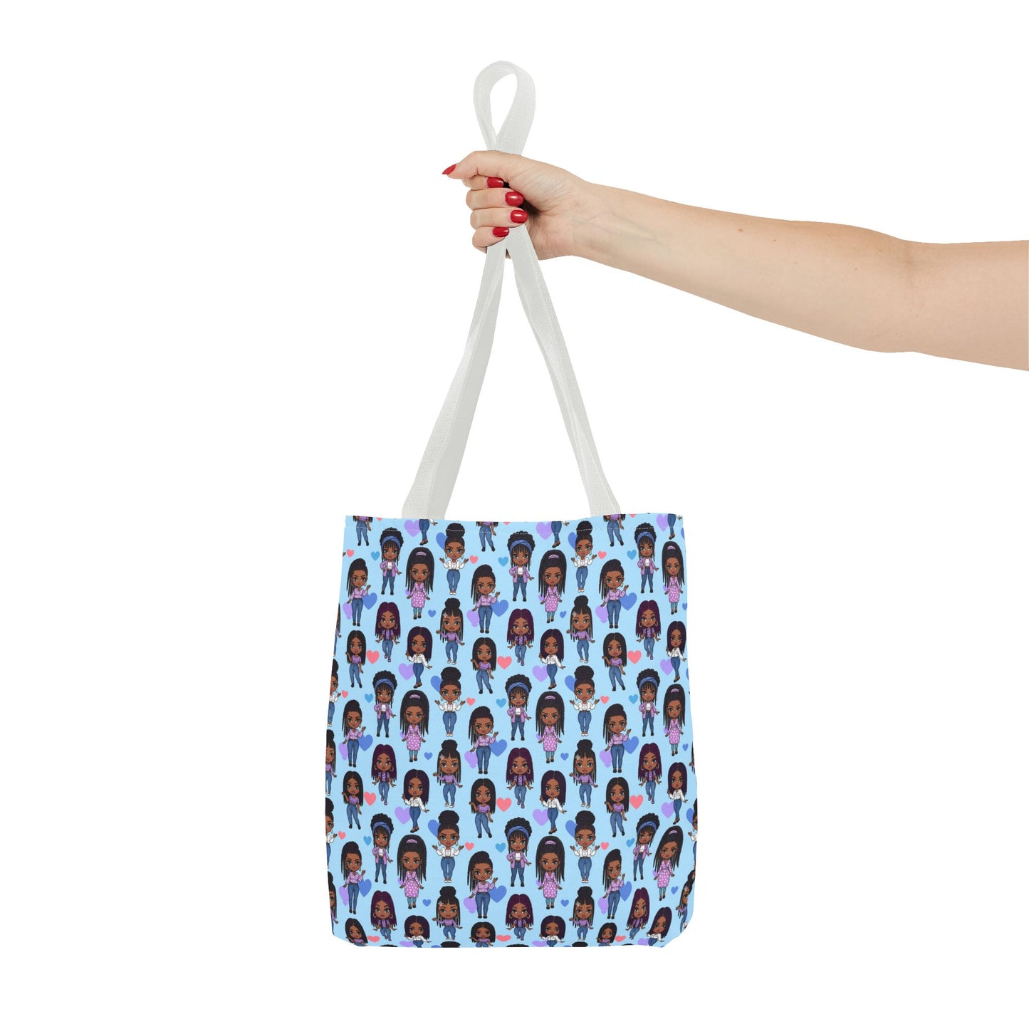 Empowering Abstract Art Tote Bag, Stylish Everyday Carryall, Ideal for Shoppers, Art Lovers, and Gifting