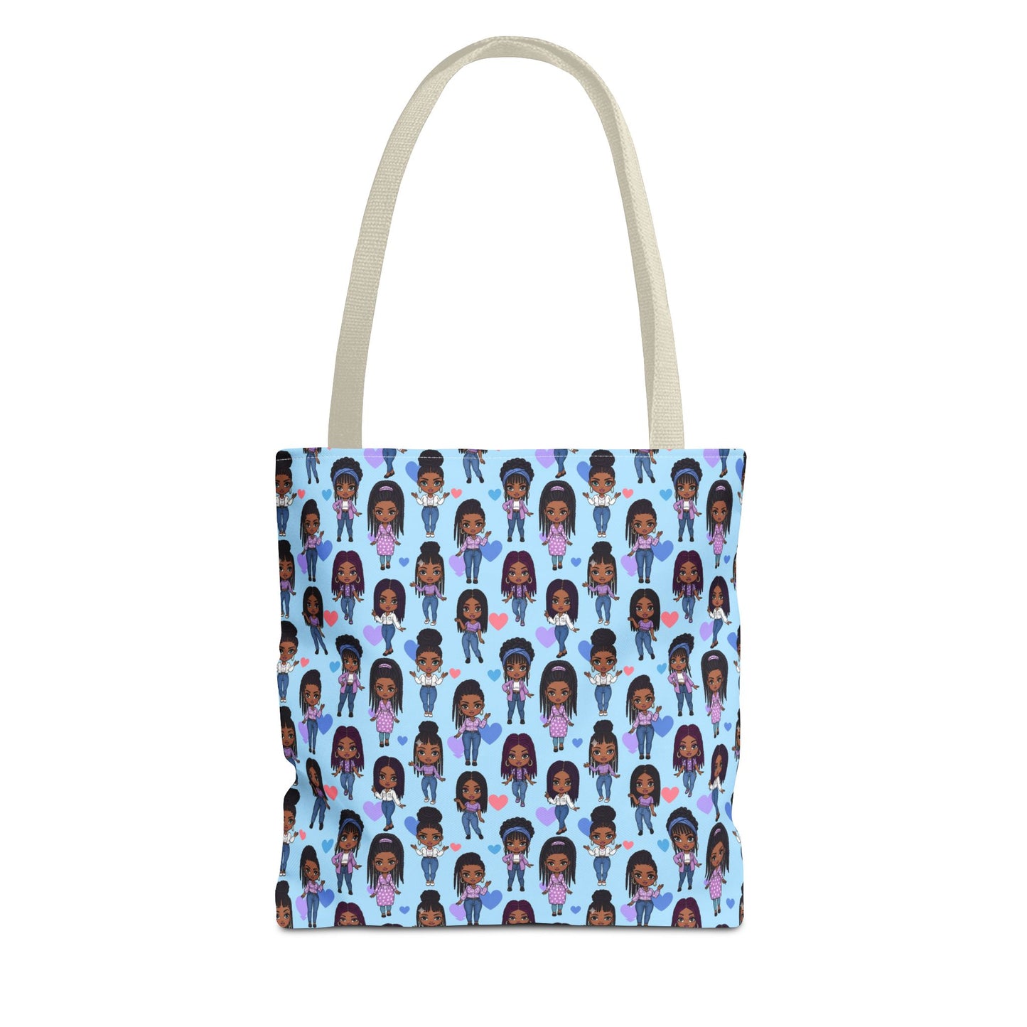Empowering Abstract Art Tote Bag, Stylish Everyday Carryall, Ideal for Shoppers, Art Lovers, and Gifting