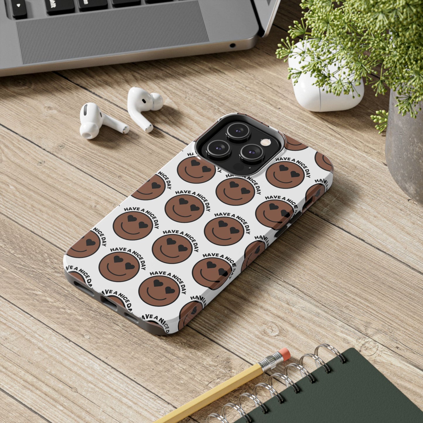 Cheerful Tough Phone Cases with Positive Vibes - Perfect for Friends, Gifts, Everyday Use, Custom Cases, Fun Phone Accessories