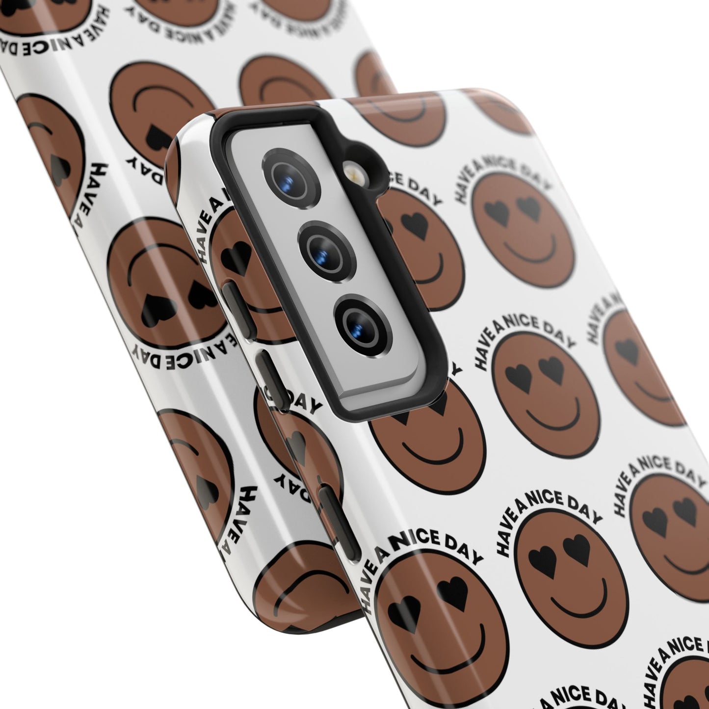 Cheerful Tough Phone Cases with Positive Vibes - Perfect for Friends, Gifts, Everyday Use, Custom Cases, Fun Phone Accessories