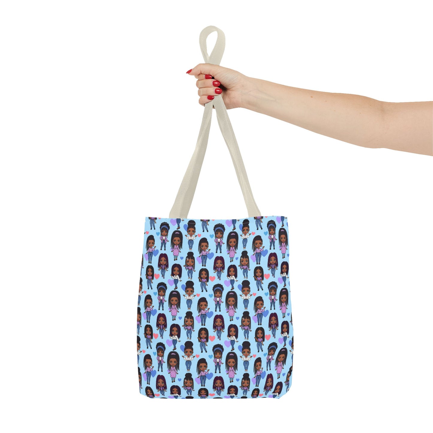 Empowering Abstract Art Tote Bag, Stylish Everyday Carryall, Ideal for Shoppers, Art Lovers, and Gifting