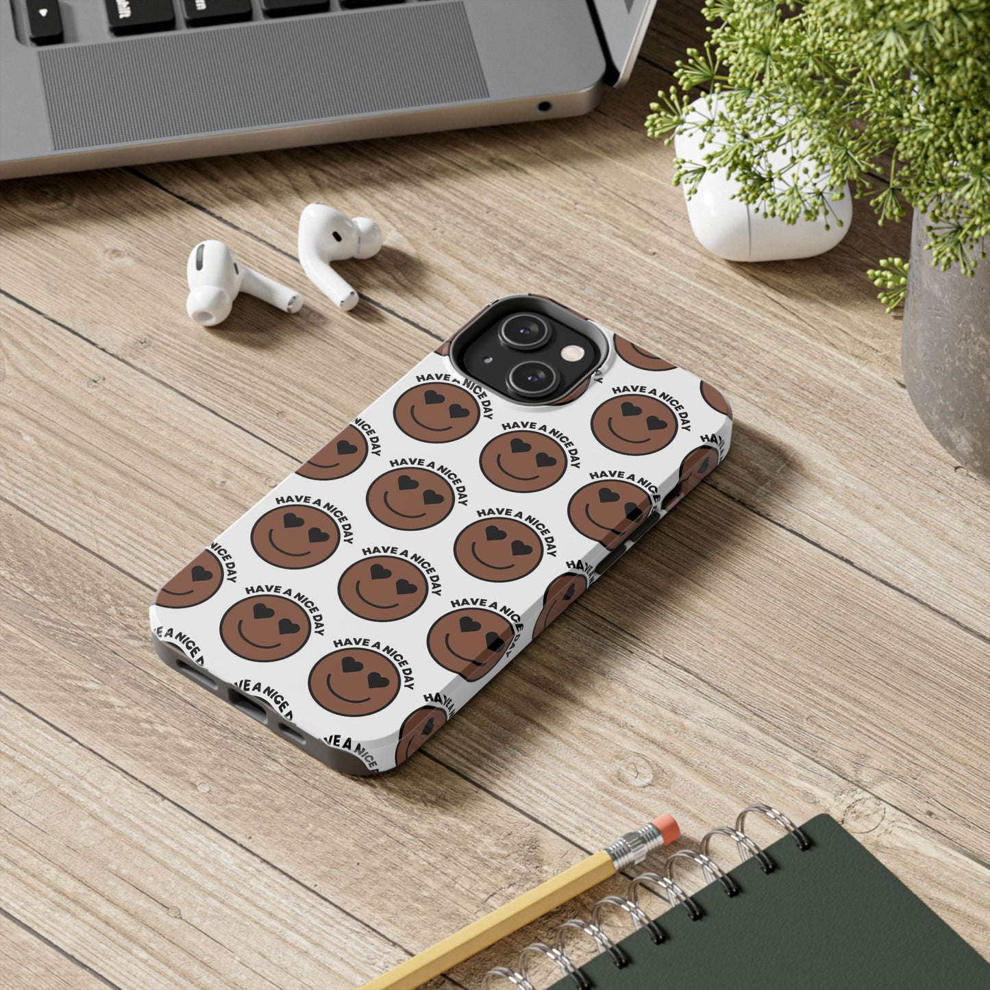 Cheerful Tough Phone Cases with Positive Vibes - Perfect for Friends, Gifts, Everyday Use, Custom Cases, Fun Phone Accessories