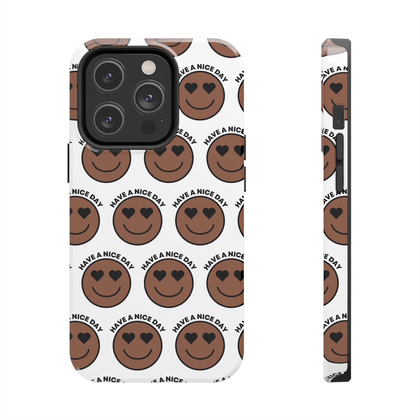 Cheerful Tough Phone Cases with Positive Vibes - Perfect for Friends, Gifts, Everyday Use, Custom Cases, Fun Phone Accessories