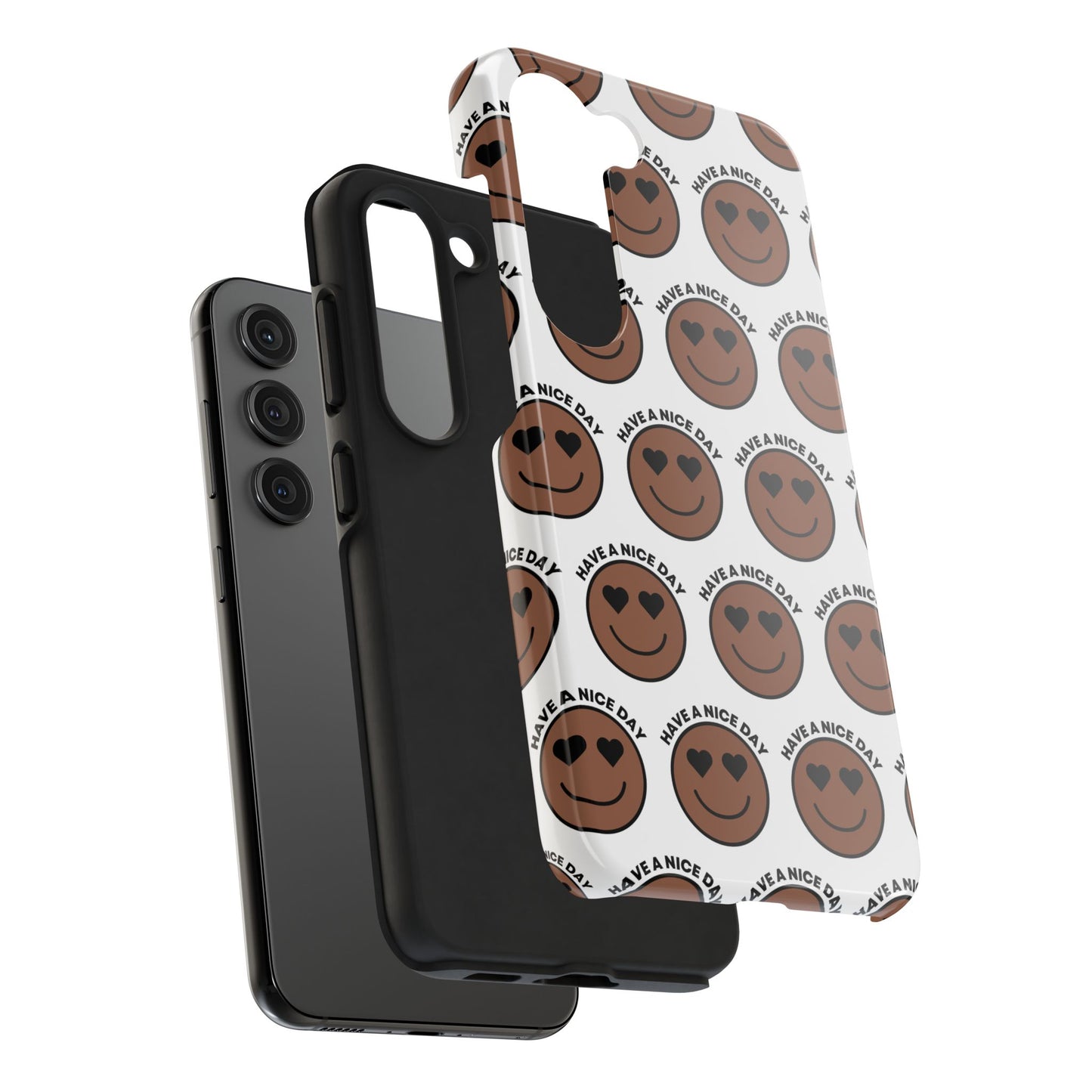 Cheerful Tough Phone Cases with Positive Vibes - Perfect for Friends, Gifts, Everyday Use, Custom Cases, Fun Phone Accessories