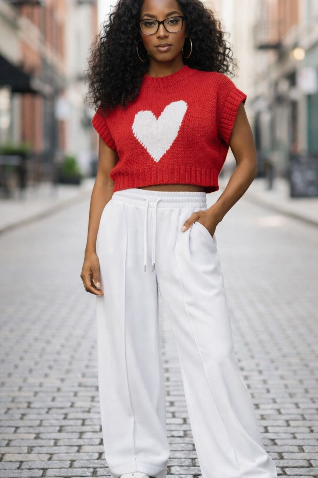 Shop the Look: Casual Cozy with a Pop of Love