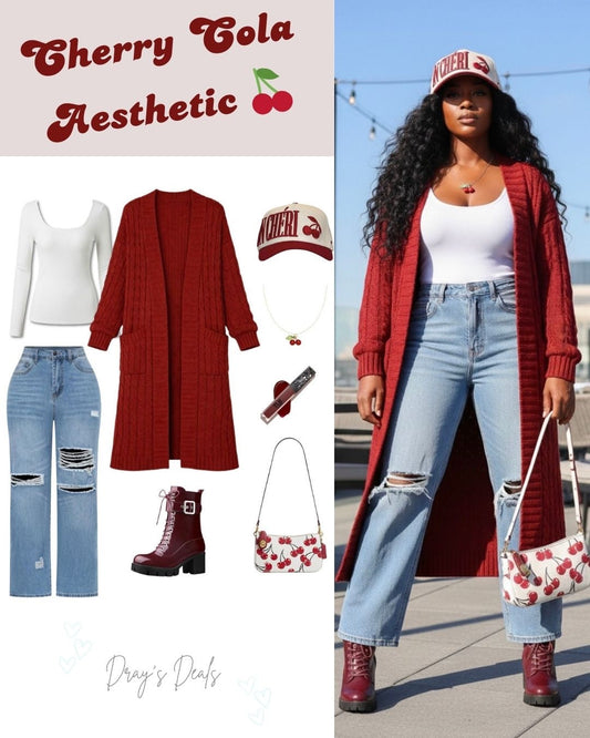 Shop The Look: Cozy Layers + Cherry Pop