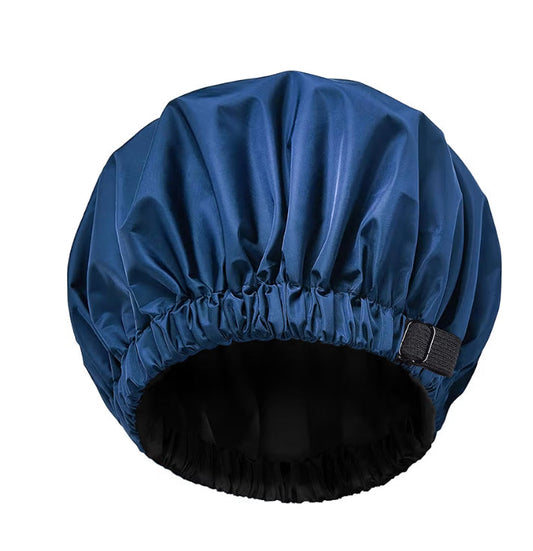 Stay Fresh & Frizz-Free With This Satin-Lined Adjustable Shower Cap