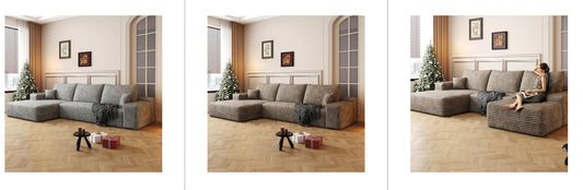 ☁️ Sink Into Comfort: Cloud Boneless Sectional Couches