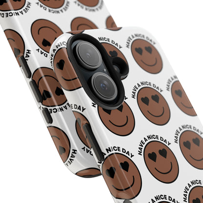 Cheerful Tough Phone Cases with Positive Vibes - Perfect for Friends, Gifts, Everyday Use, Custom Cases, Fun Phone Accessories