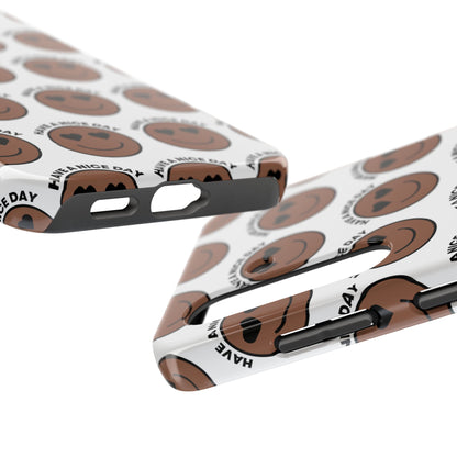 Cheerful Tough Phone Cases with Positive Vibes - Perfect for Friends, Gifts, Everyday Use, Custom Cases, Fun Phone Accessories
