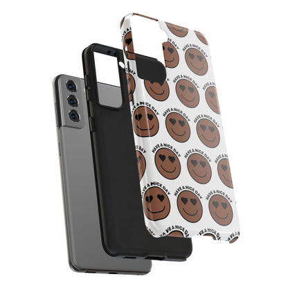 Cheerful Tough Phone Cases with Positive Vibes - Perfect for Friends, Gifts, Everyday Use, Custom Cases, Fun Phone Accessories