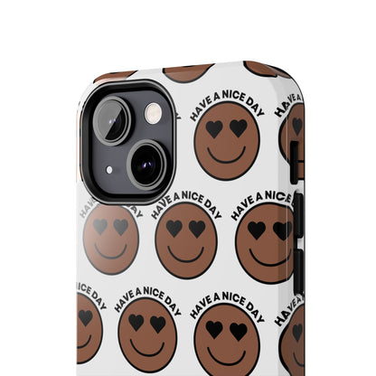 Cheerful Tough Phone Cases with Positive Vibes - Perfect for Friends, Gifts, Everyday Use, Custom Cases, Fun Phone Accessories