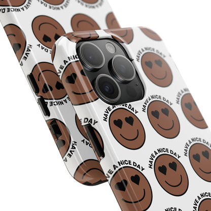 Cheerful Tough Phone Cases with Positive Vibes - Perfect for Friends, Gifts, Everyday Use, Custom Cases, Fun Phone Accessories