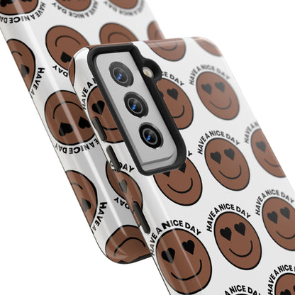 Cheerful Tough Phone Cases with Positive Vibes - Perfect for Friends, Gifts, Everyday Use, Custom Cases, Fun Phone Accessories