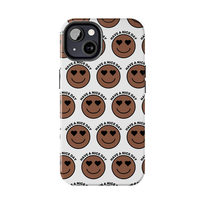 Cheerful Tough Phone Cases with Positive Vibes - Perfect for Friends, Gifts, Everyday Use, Custom Cases, Fun Phone Accessories